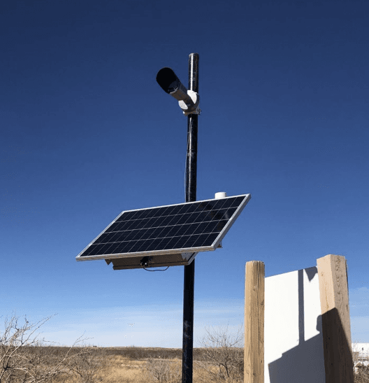 Solar Powered Security Camera